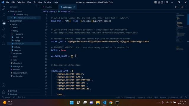 Deploying to a Heroku Server | Django 4.0 | Django fundamentals - Part 31 смотреть онлайн