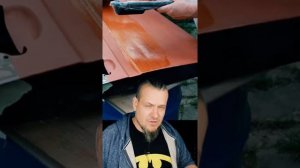 Красим авто молотковой краской .