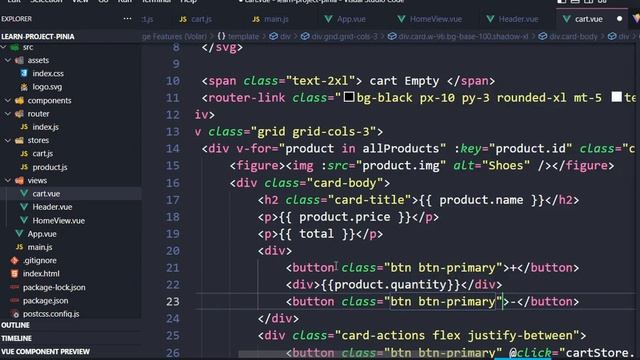learn pinia part 5 project oriented 3 смотреть онлайн