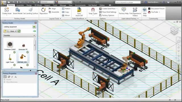 Autodesk Factory Design Suite Fluxos de trabalho avançados do AutoCAD para o projeto de layouts смотреть онлайн