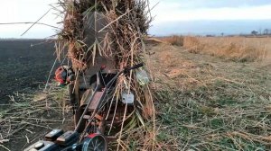 Мотоблок на больших 13х колёсах. Возим грузы. Первые впечатления