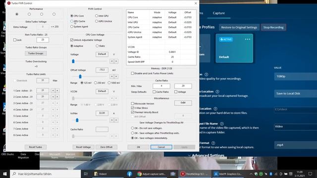 Stable Intel Core i5-7200U undervolt settings смотреть онлайн