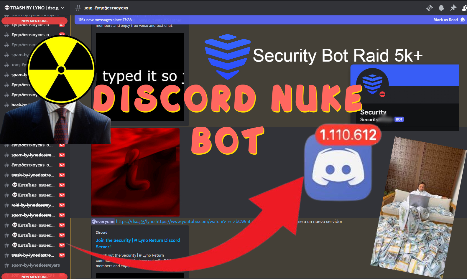 DISCORD NUKE BOT 5K+ PINGS ( FAST) dsc.gg/lyno
DISCORD NUKE BOT 5 тыс.+ ПИНГОВ
(БЫСТРО) dsc.gg/lyno смотреть онлайн