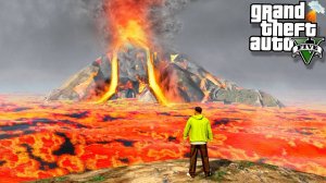 ОГРОМНЫЙ ВУЛКАН УНИЧТОЖИЛ ЧЕЛОВЕЧЕСТВО! КОНЕЦ СВЕТА В ГТА 5 МОДЫ! ОБЗОР МОДА GTA 5 | 2 СЕРИЯ