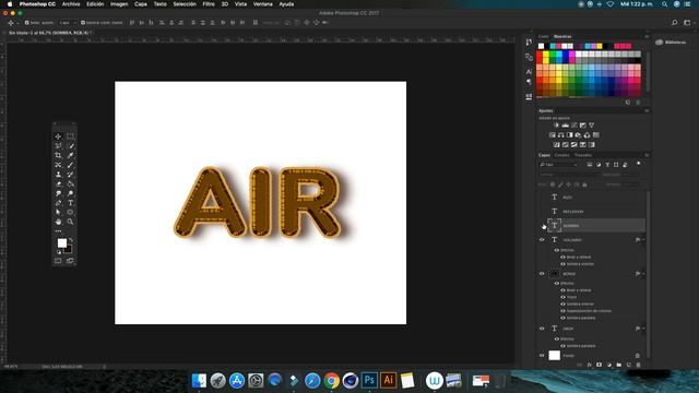 Photoshop Tutorial | Texto con Efecto Globo Metalizado | Foil Balloon Text Effect смотреть онлайн