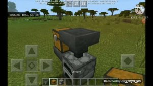 Автоматическая плавильная печь в Minecraft Pocket Edition