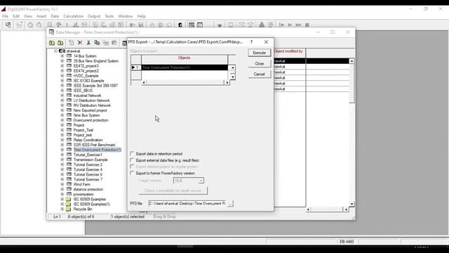 PowerFactory DIgSILENT tutorial #22 how to import and export project file in digsilent смотреть онлайн