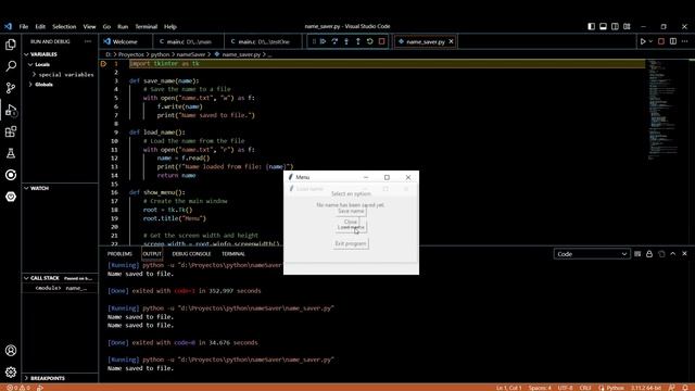 Python Simple GUI program смотреть онлайн