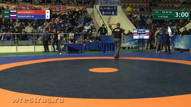 Поддубный-2018. 82 кг. Шамиль Мучараев - Мовсар Дугучиев. 1/4 финала. смотреть онлайн