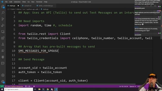 10 Python Apps in 10 Days - Day 7 -Automatically send SMS messages with Python смотреть онлайн