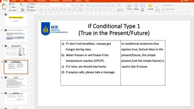#UCIC - IE MEETING 7 - CONDITIONAL SENTENCE смотреть онлайн