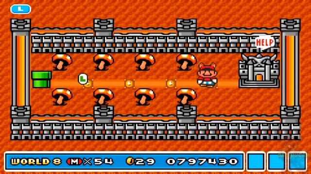 Super Mario Bros 3 HD REMAKE 100% World 8: BOWSER'S CASTLE Part 2 (Amazing NEW Graphics) смотреть онлайн