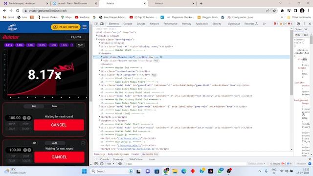 How to make Aviator game Like Website #laravel смотреть онлайн