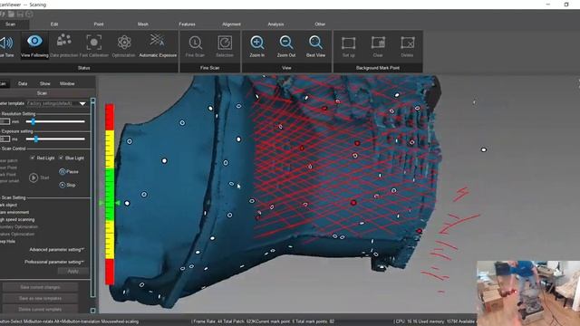 Transmission Casing Scan with a Scantech3D Kscan 20 3D Scanner смотреть онлайн
