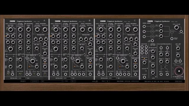 CHORG PS3500 Demo - A VST Emulation of the Korg PS3300 by K Brown. смотреть онлайн
