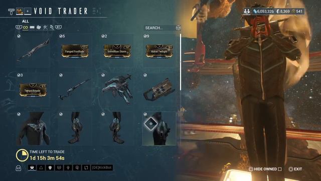 Warframe - Void Trader [PARACESIS ELIXIS SKIN] On Console смотреть онлайн