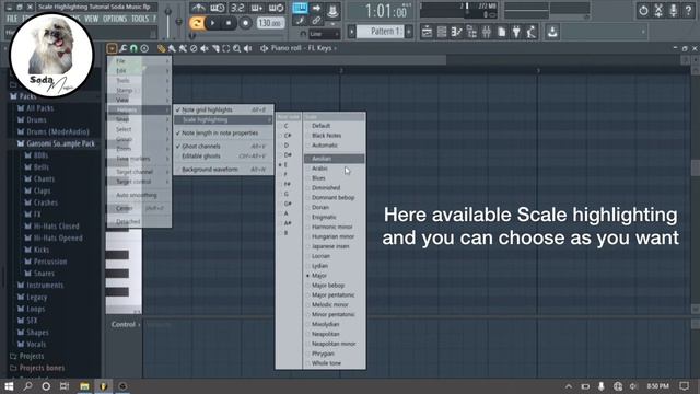 Tutorial Change Scale Highlighting Piano roll in FL Studio || Very Easy смотреть онлайн