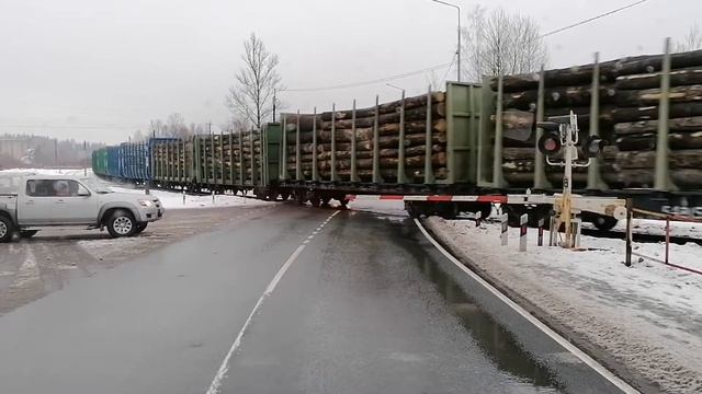 ЖД переезд. Лесогорский. смотреть онлайн