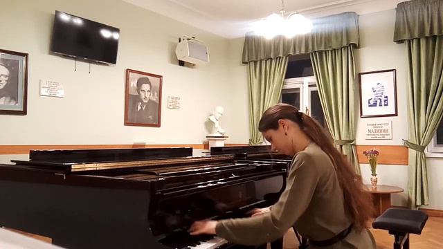 С. Прокофьев. Каденция из Концерта №2 для фортепиано с оркестром - исполняет Софья Юдина смотреть онлайн