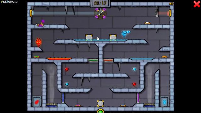 Прохождение: Огонь и Вода 3: В Ледяном Храме смотреть онлайн