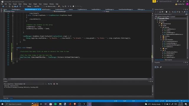 Creating a Farming RPG (like Harvest Moon) in Unity — Part 12: Sleeping and Saving смотреть онлайн