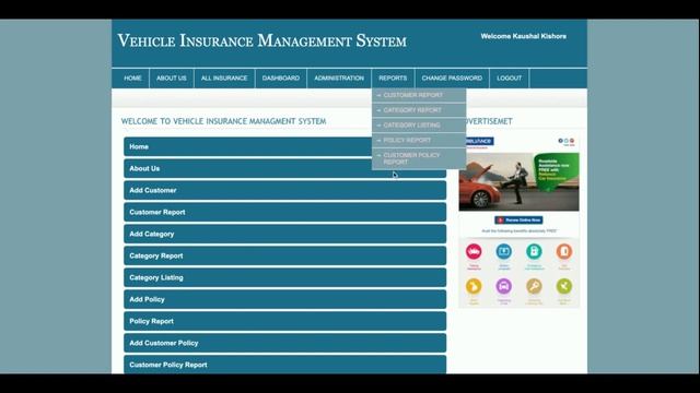 PHP and MySQL Project on Vehicle Insurance Management System смотреть онлайн