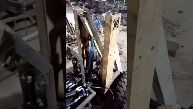 стрела для самодельного мини погрузчика. смотреть онлайн