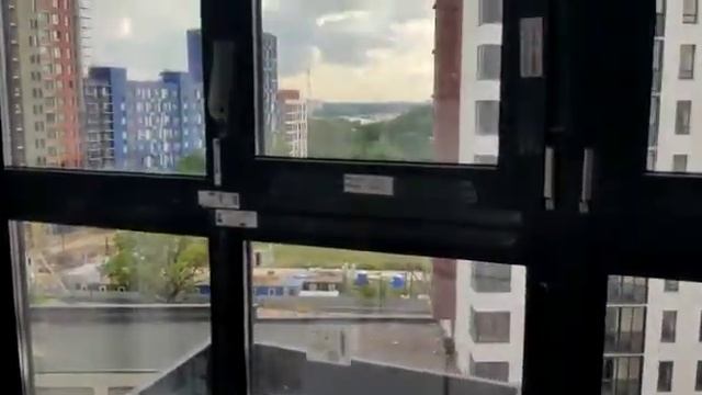 Остекление лоджии в ЖК Скандинавия: двусторонняя ламинация профиля всегда в тему! смотреть онлайн