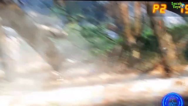 Jurassic Park Arcade Dinosaur Shooting Game: Level 1 Triceratops takedown смотреть онлайн