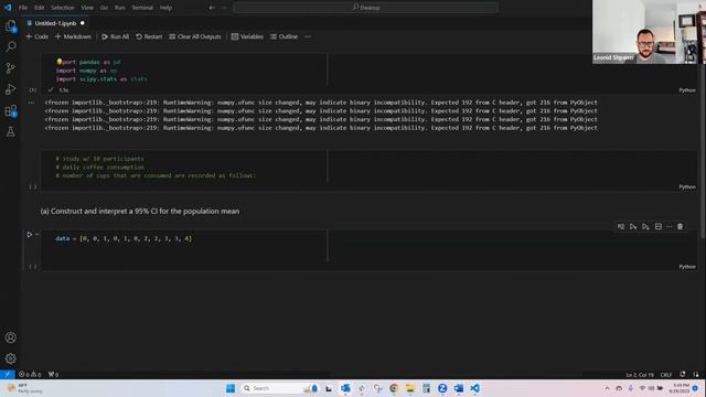 Confidence Levels & Intervals in Python смотреть онлайн