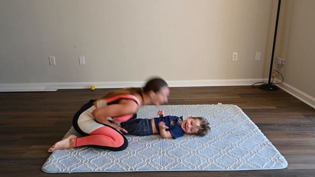 КОМПЛЕКСНАЯ ТРЕНИРОВОЧКА МАМА И РЕБЕНОК #ребенок #фитнес #фитнесдома