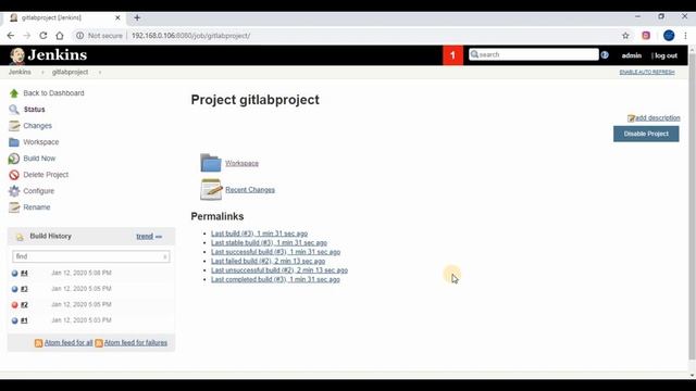 Jenkins Gitlab | Jenkins Git Integration | Webhook, Periodic, Poll SCM Build Trigger - Part 2 смотреть онлайн
