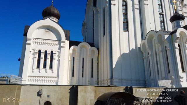 ST. THEODORE CATHEDRAL - PINSK, BELARUS - 9TH SEPTEMBER 2020 - 4K смотреть онлайн
