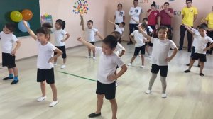 Флешмоб на день спорта в детском саду