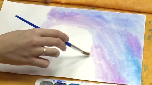 ПМК Факел Мастер класс Живопись по мокрой бумаге смотреть онлайн