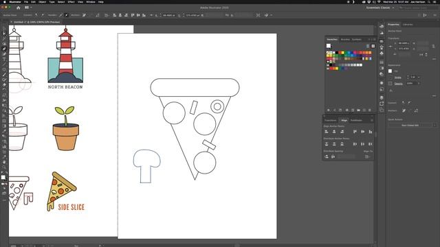 Logo Recreation 1 - Pizza Slice смотреть онлайн