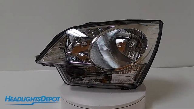 HEADLIGHTSDEPOT Chrome Halogen Headlight Fits Chevrolet Saturn Captiva Sport Vue 08-14 смотреть онлайн