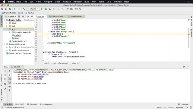 How to Catch Multiple Exception Types in Kotlin смотреть онлайн