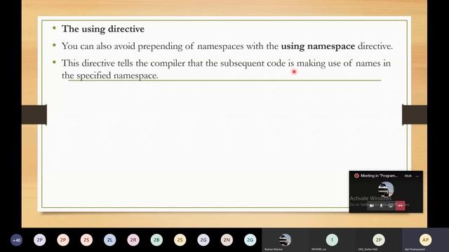 UNIT I Fundamentals of Object Oriented Programming смотреть онлайн