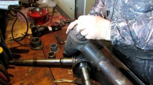 Ремонт передней балки МТЗ для Т 25.  Замена втулок.