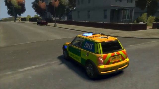 GTA IV: South Central Ambulance Mini Cooper смотреть онлайн