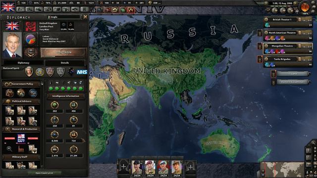Hearts Of Iron IV: 9 EMPIRES 1 WORLD! - Millennium Dawn Modern Day Mod смотреть онлайн