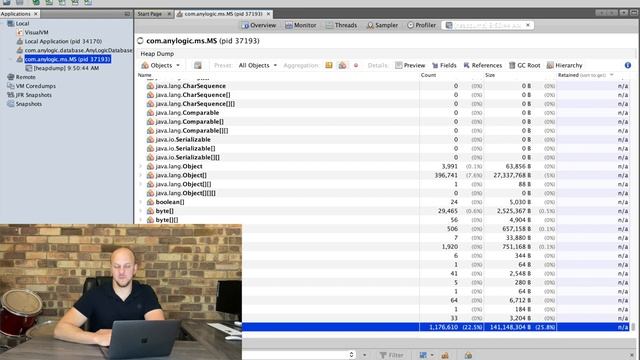 Optimizing Memory Consumption in AnyLogic using a Java Profiler смотреть онлайн