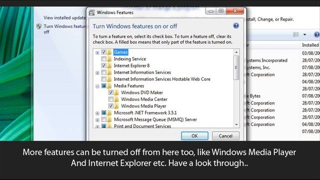 How To Disable/Remove Windows Media Center In Windows 7
