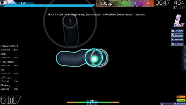 [osu!]6.44* Amatsuki - DORAEMON DT 4miss смотреть онлайн