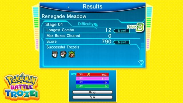 Pokemon Battle Trozei - Stage 1-1 (4-Player) смотреть онлайн
