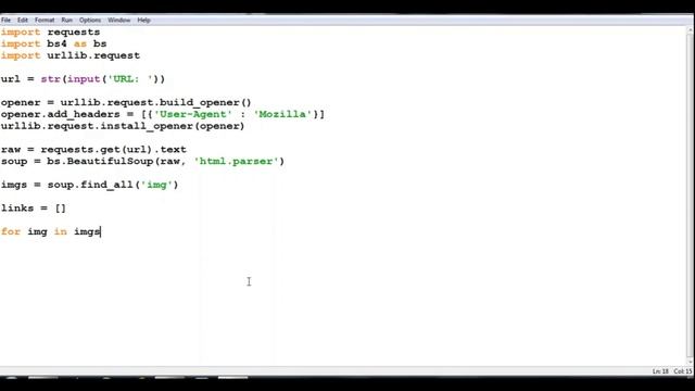 Web Crawler to download all images from any website or webpage | Python 3.6 смотреть онлайн