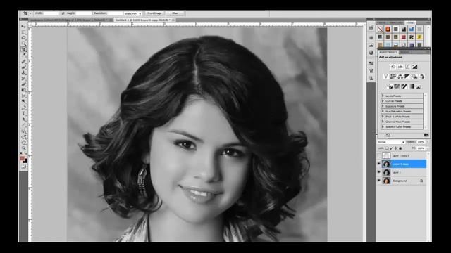 Делаем из фотографии карандашный рисунок в фотошоп смотреть онлайн