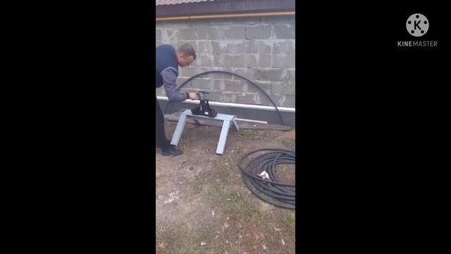 Сделал навес трубогибом Т-34. Отзыв клиента из Набережных Челнов