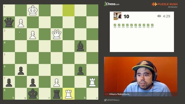 Hikaru Nakamura CRUSHES Puzzle Rush ? смотреть онлайн